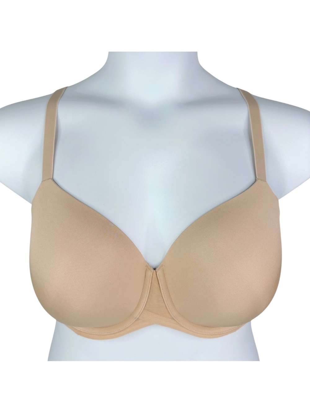 Wacoal Ultimate Side Smoother T-Shirt Bra sz 34DDD * Underwire Sand Beige Nude